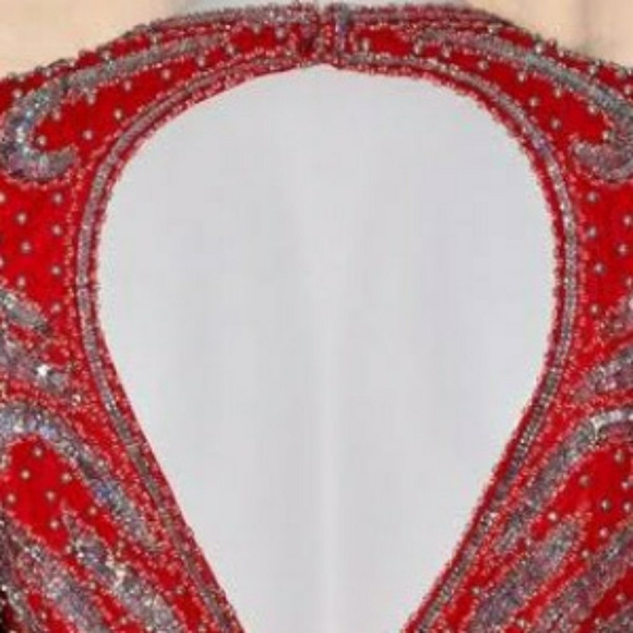 ⭐ WT-Authentic Vintage Evening Gown by Mark & John - Picture 4 of 8